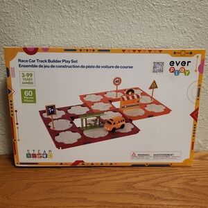 NIB ever play Race Car Track Builder Play Set